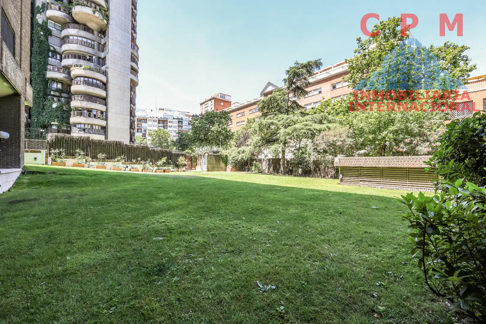 Garten von Wohnung zur Miete in Madrid mit Klimaanlage, Heizung und Parkett