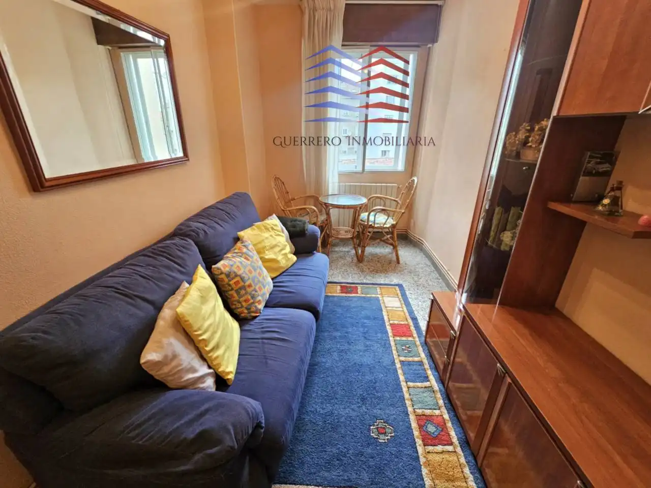 Sala d'estar de Apartament de lloguer en Ourense Capital  amb Calefacció, Terrassa i Traster