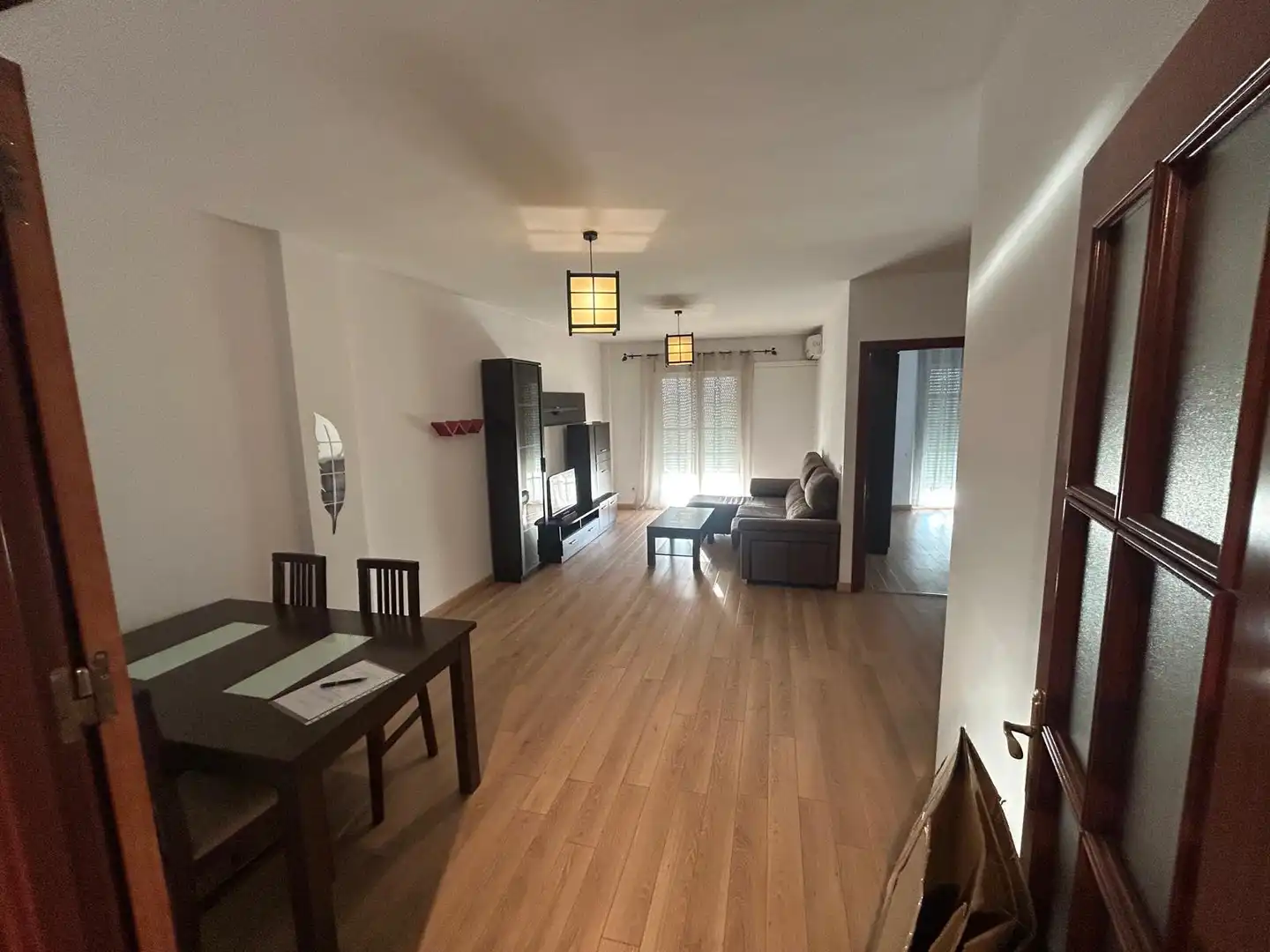 Wohnzimmer von Wohnung zur Miete in Almendralejo mit Klimaanlage, Parkett und Abstellraum
