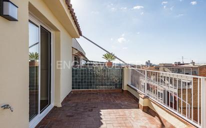 Terrace of Attic for sale in  Barcelona Capital  with Air Conditioner, Heating and Parquet flooring