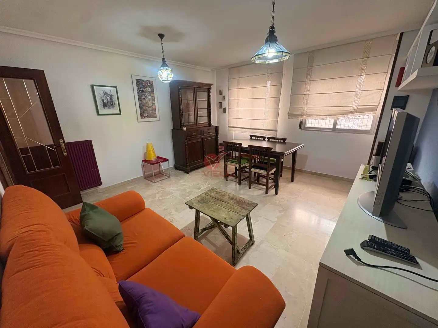 Living room of Flat for sale in Cuenca  with Heating, Terrace and Storage room