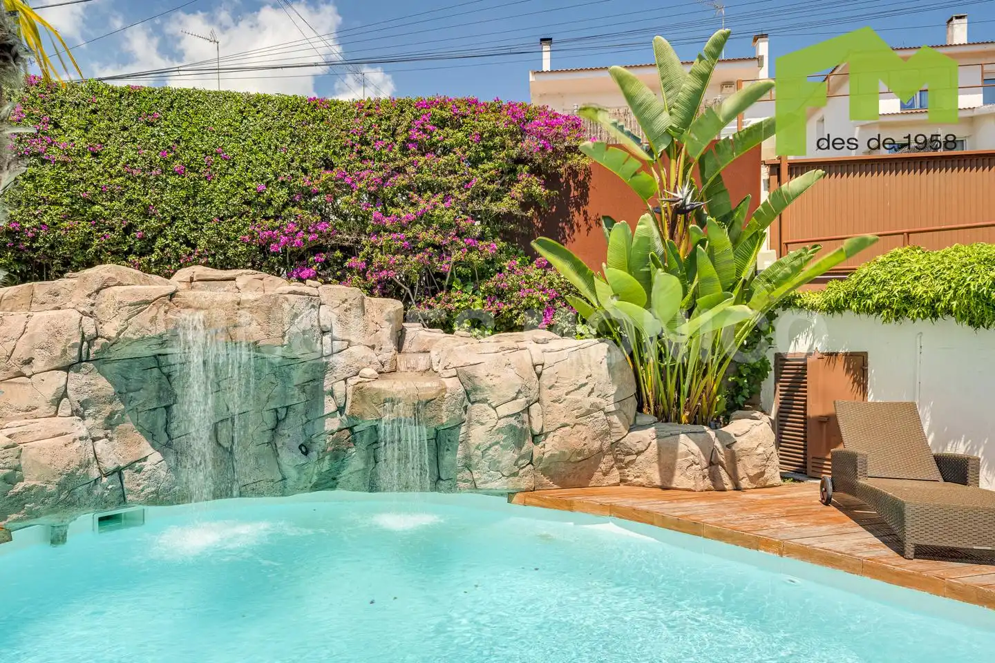 Piscina de Casa o chalet en venta en El Masnou con Aire acondicionado, Calefacción y Jardín privado