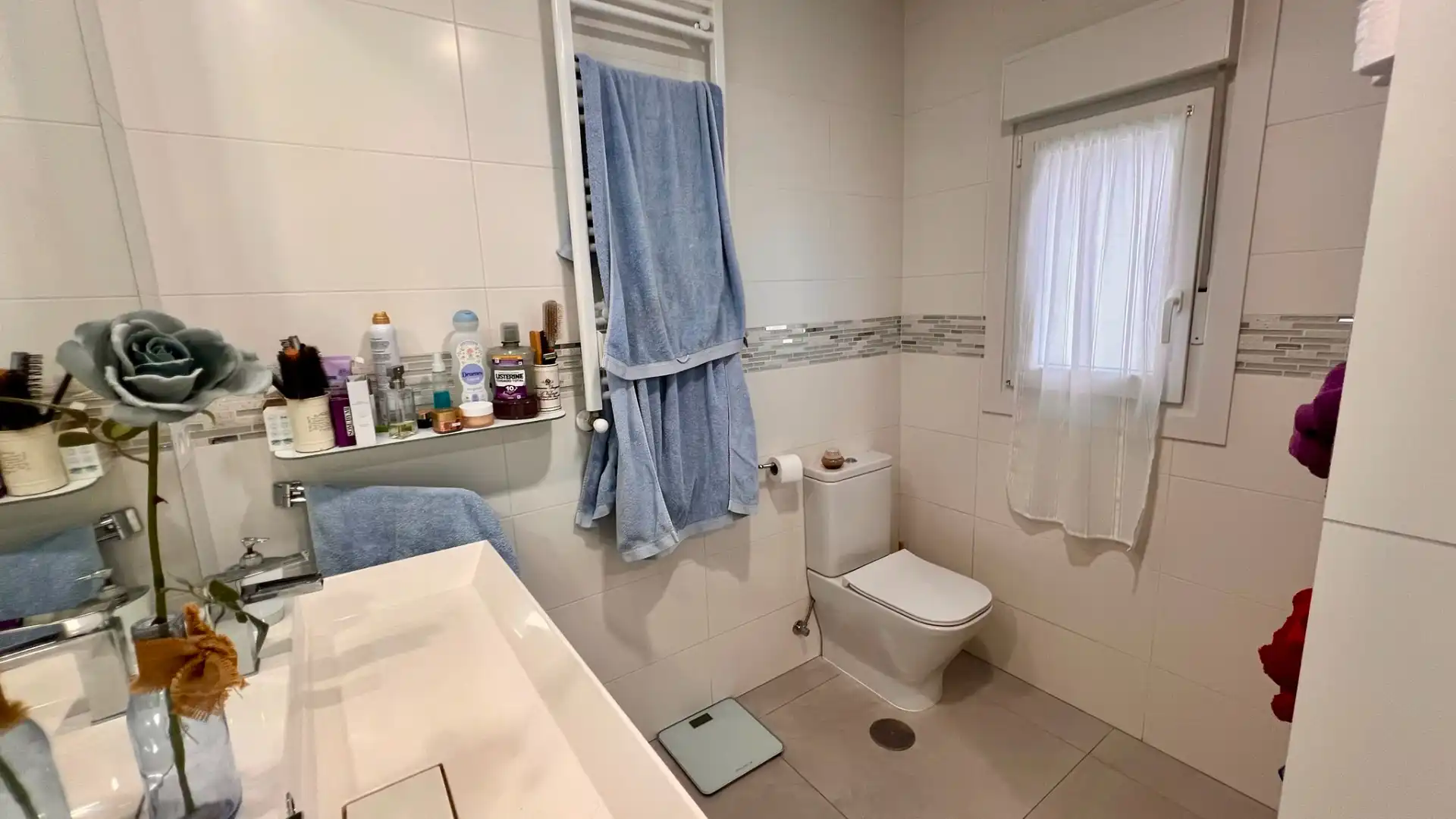 Badezimmer von Wohnung zum Verkauf in Badajoz mit Klimaanlage, Heizung und Balkon