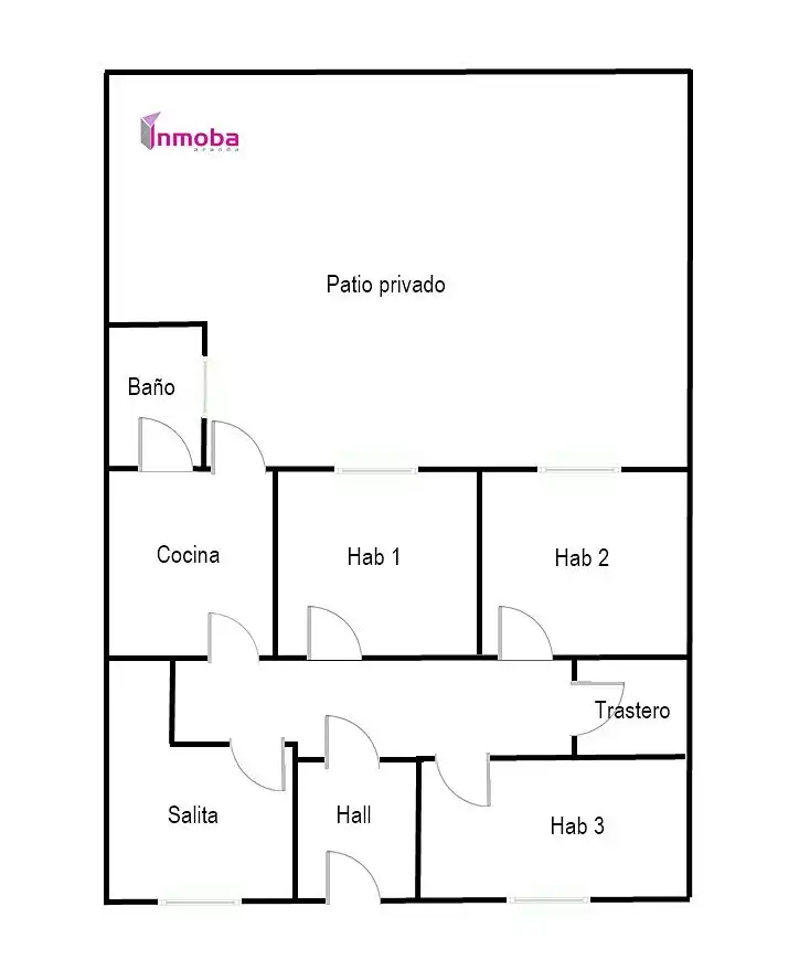 Casa adosada en venta en Calle Corralón de los Caídos, Santa Catalina - Ferial
