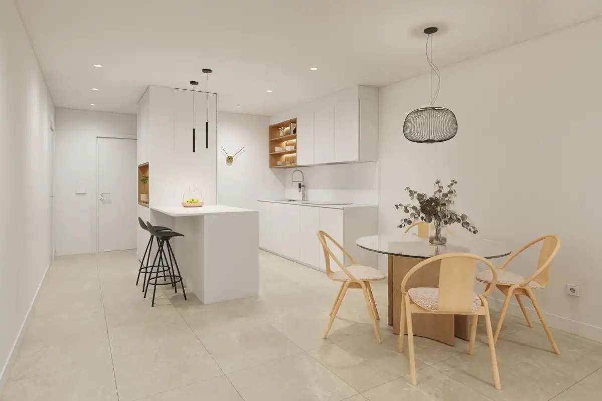 Cuina de Apartament en venda en Pilar de la Horadada amb Piscina comunitària