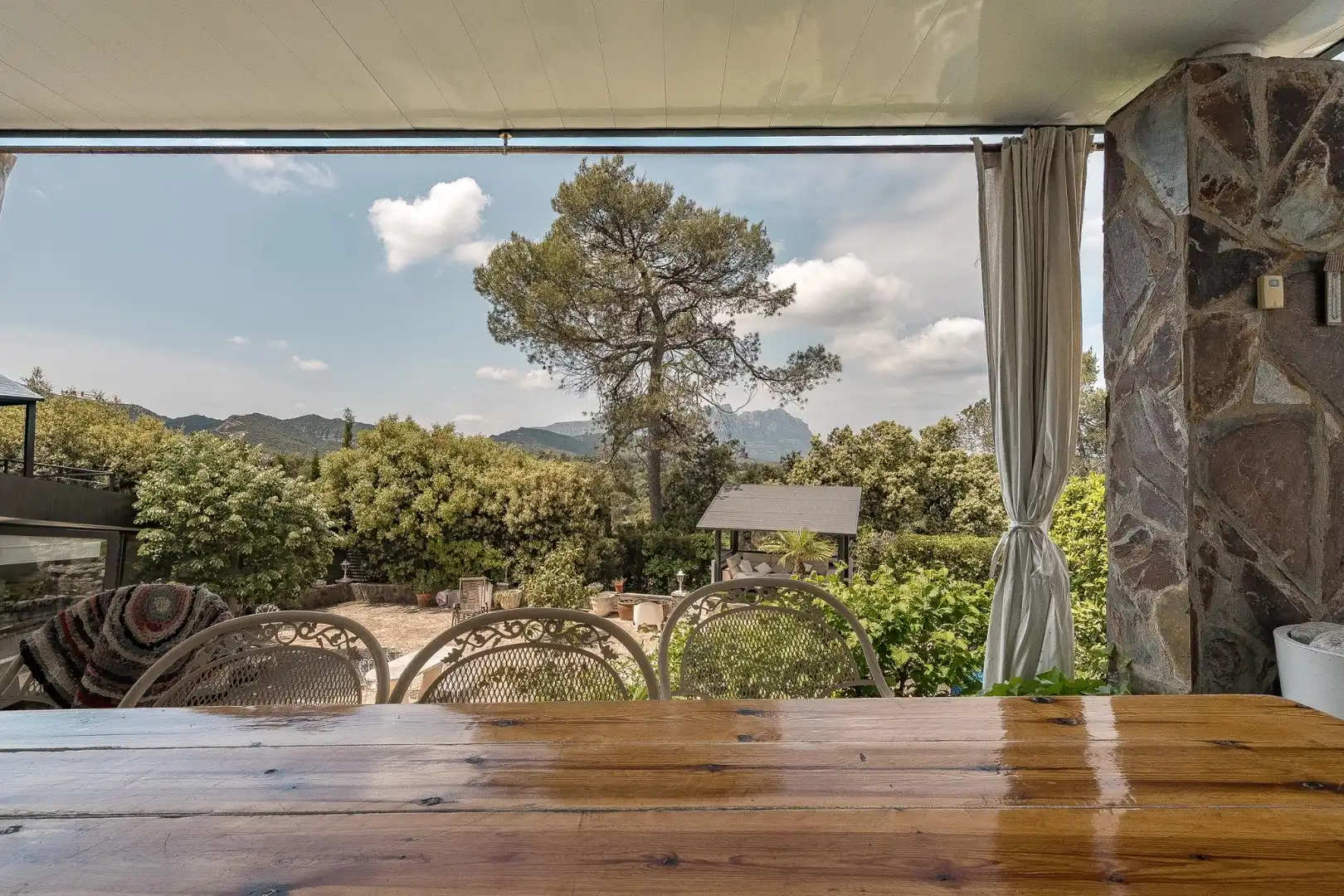 Terrassa de Casa o xalet en venda en Vacarisses amb Aire condicionat, Calefacció i Jardí privat