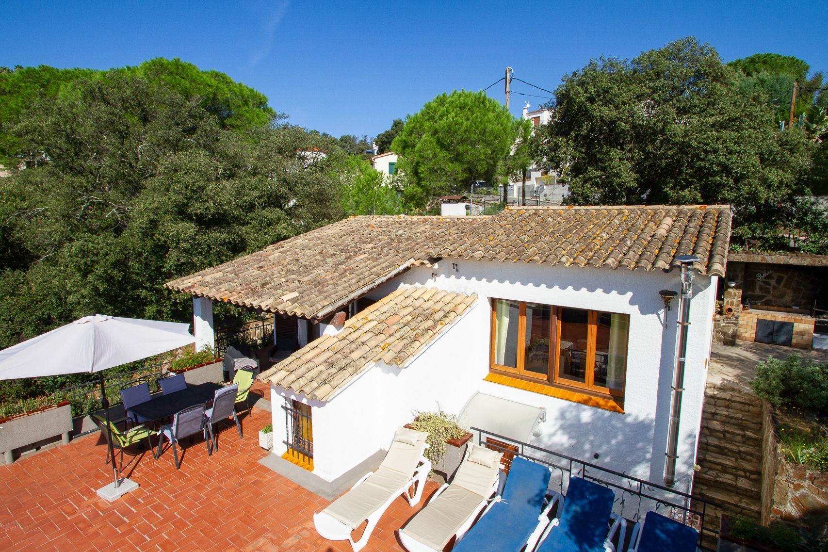 Exterior view of House or chalet for sale in Calonge i Sant Antoni  with Heating, Private garden and Terrace