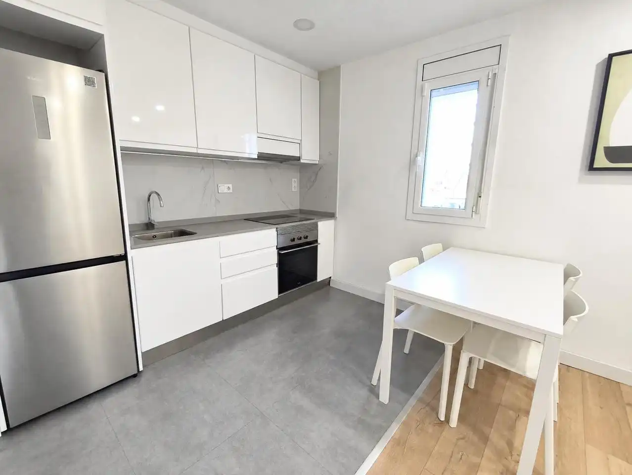 Cocina de Ático en venta en Barcelona con Aire acondicionado, Parquet y Amueblado