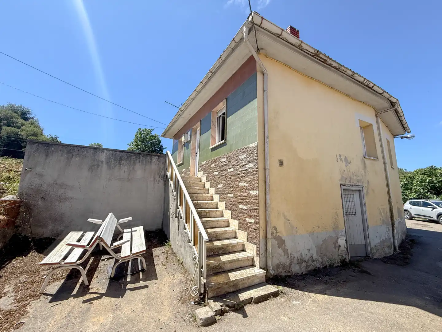 Vista exterior de Casa o xalet en venda en Siero amb Terrassa