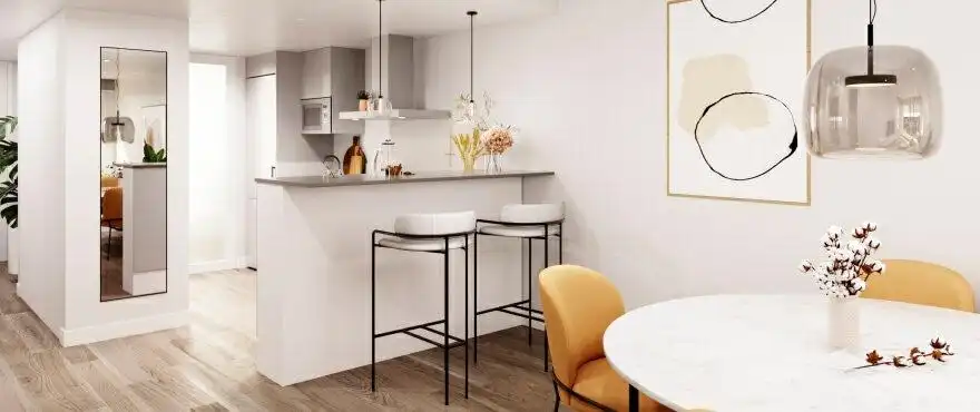 Kitchen of Flat for sale in Santa Pola  with Terrace, Swimming Pool and Community pool