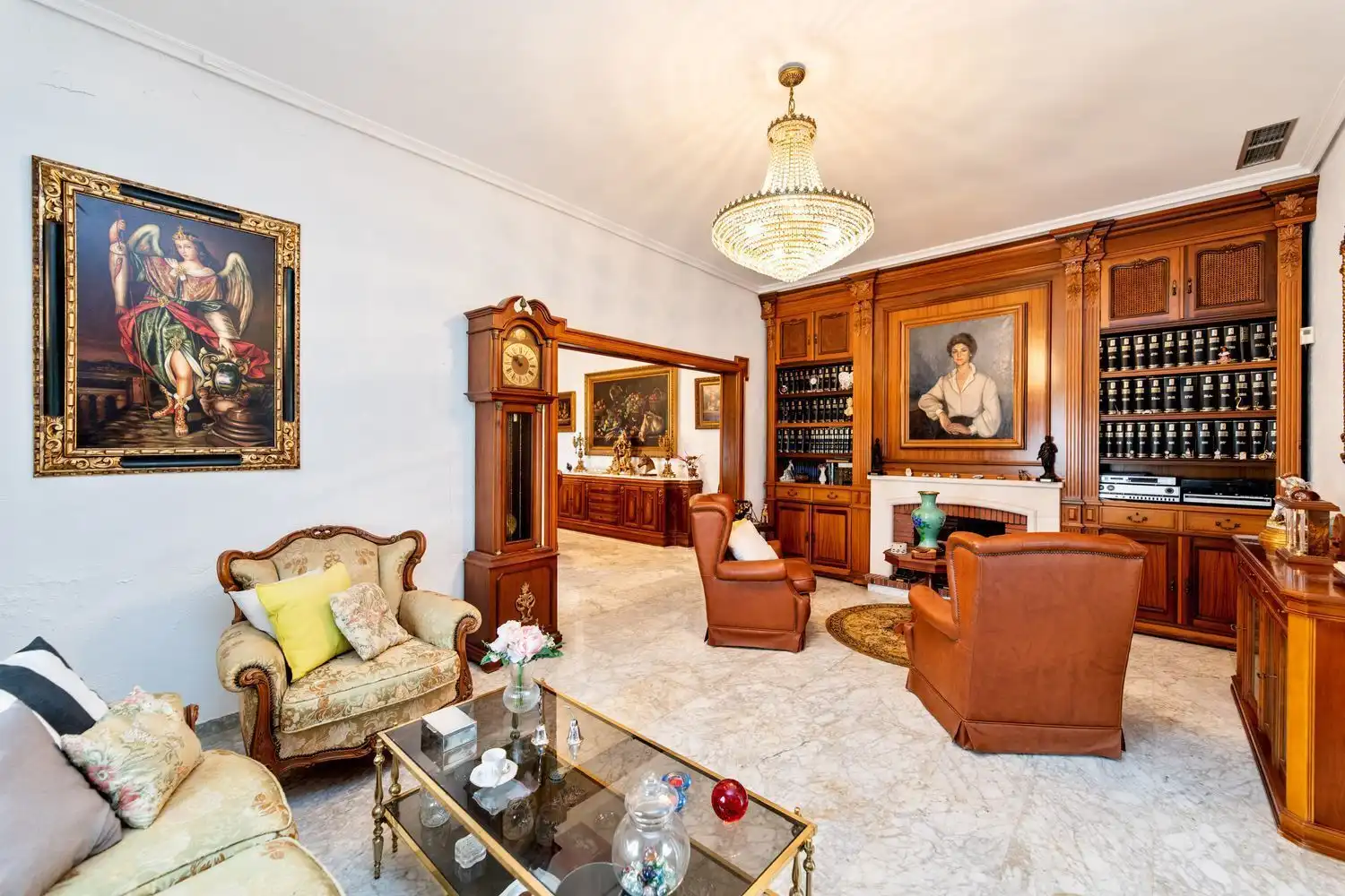 Living room of Houses for sale in Córdoba  with Air Conditioner, Private garden and Terrace