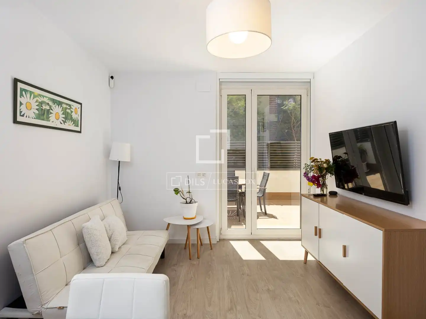 Vista exterior de Piso en venta en Barcelona con Aire acondicionado, Parquet y Terraza