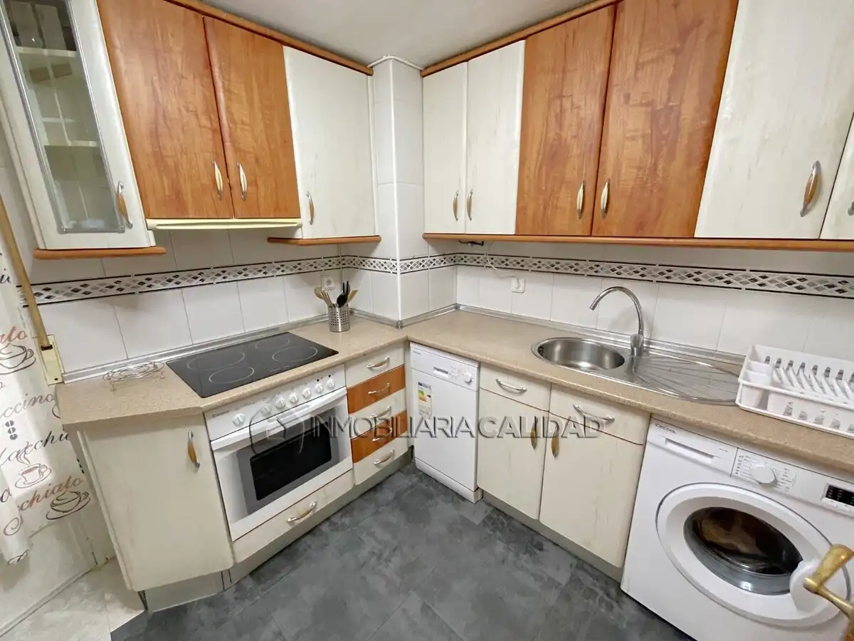 Kitchen of Flat for rent in Burgos  with Heating, Terrace and Furnished