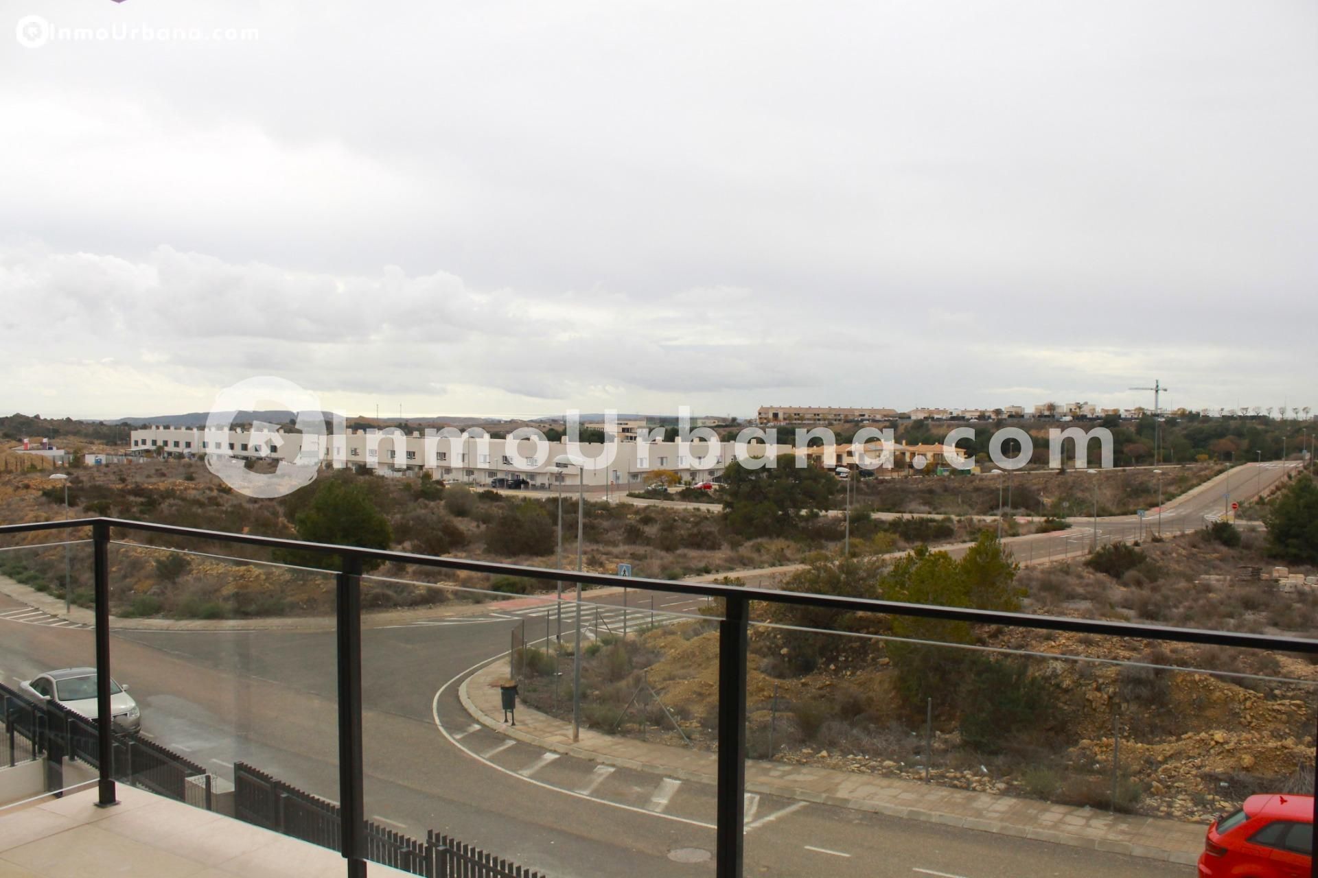 Exterior view of Single-family semi-detached for sale in Monforte del Cid  with Air Conditioner, Heating and Private garden