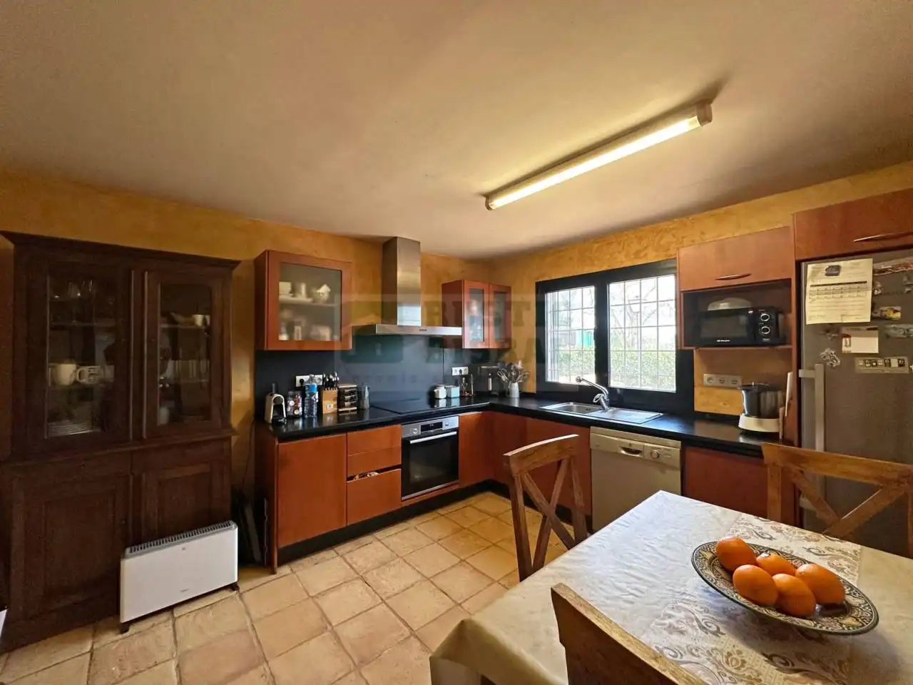 Cocina de Finca rústica en venta en Corçà con Aire acondicionado, Calefacción y Terraza