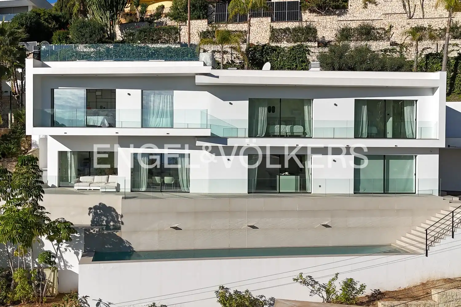 Exterior view of Houses for sale in Jávea / Xàbia  with Air Conditioner, Heating and Terrace