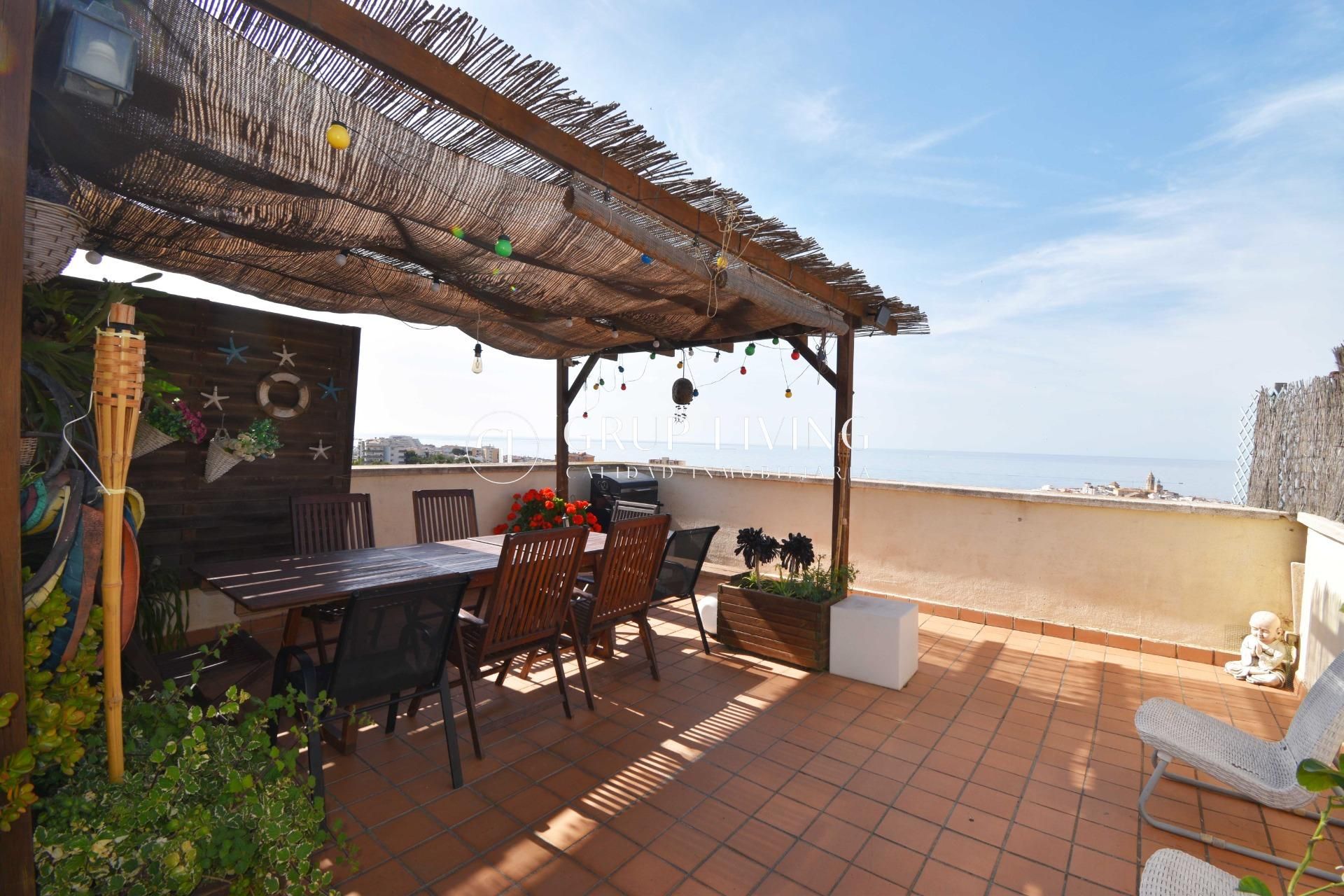 Terrace of Flat for sale in Sitges  with Heating, Terrace and Storage room