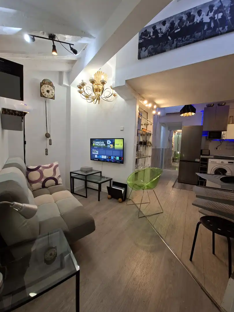 Sala de estar de Ático de alquiler en Centro