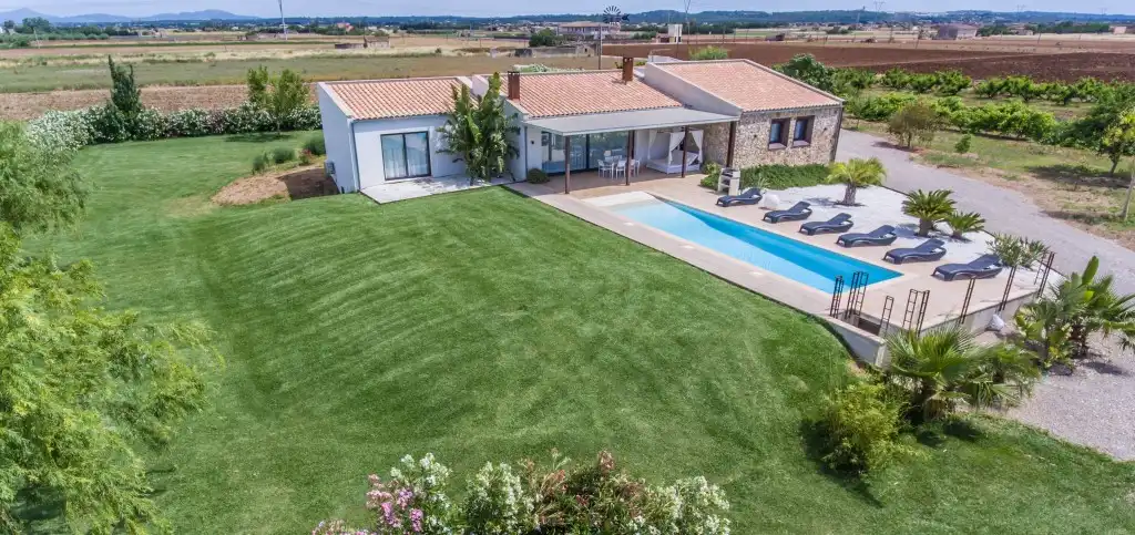 Jardín de Finca rústica en venta en Sa Pobla con Aire acondicionado, Jardín privado y Terraza