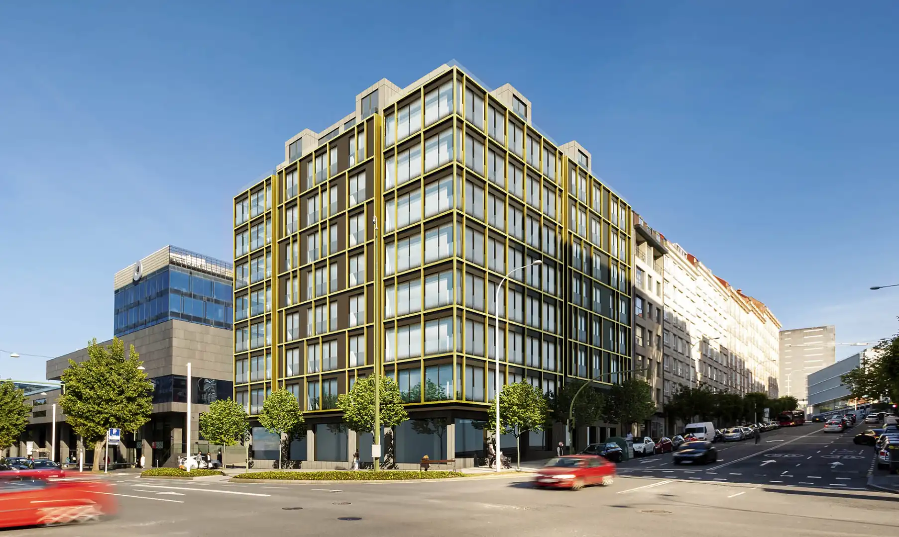 Vista exterior de Garaje en venta en A Coruña Capital 