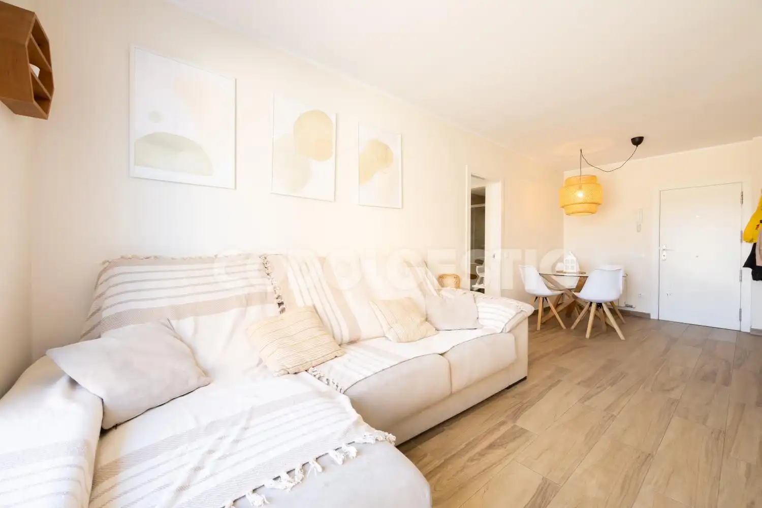 Sala de estar de Piso en venta en Manlleu con Terraza