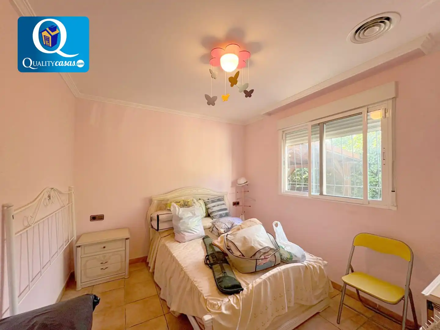 Bedroom of Houses for sale in Mutxamel  with Air Conditioner, Heating and Terrace