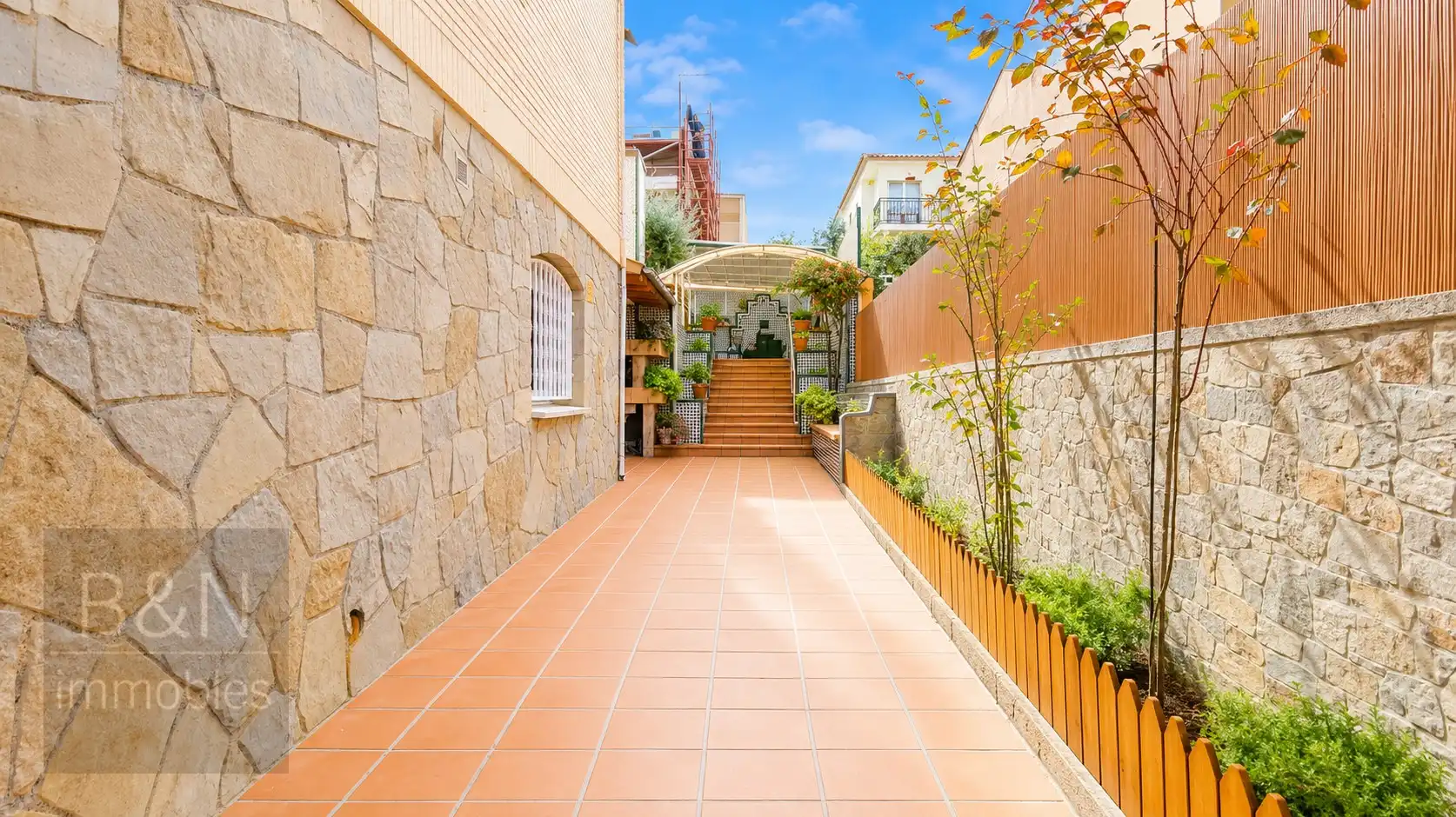 Terrasse von Haus oder Chalet zum Verkauf in Terrassa mit Heizung und Schwimmbad
