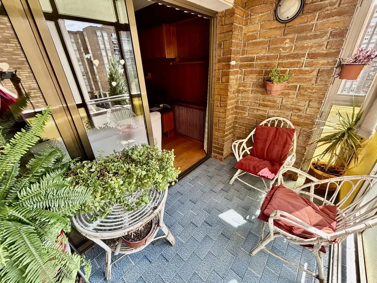 Balcony of Flat for sale in Zaragoza  with Air Conditioner, Heating and Terrace