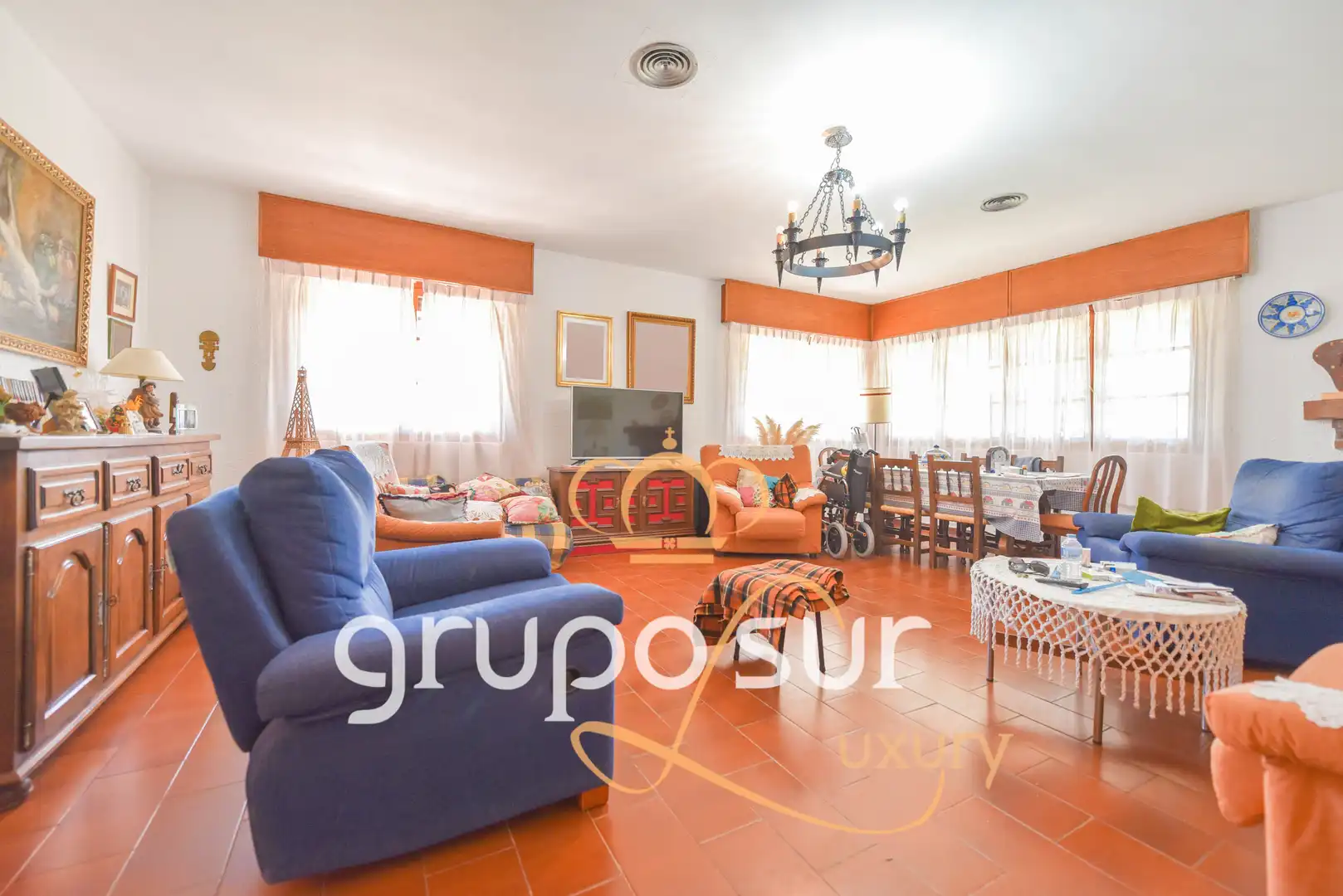 Sala de estar de Casa o chalet en venta en Trigueros del Valle con Calefacción, Jardín privado y Terraza