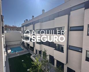 Exterior view of Flat to rent in  Madrid Capital  with Air Conditioner, Heating and Terrace