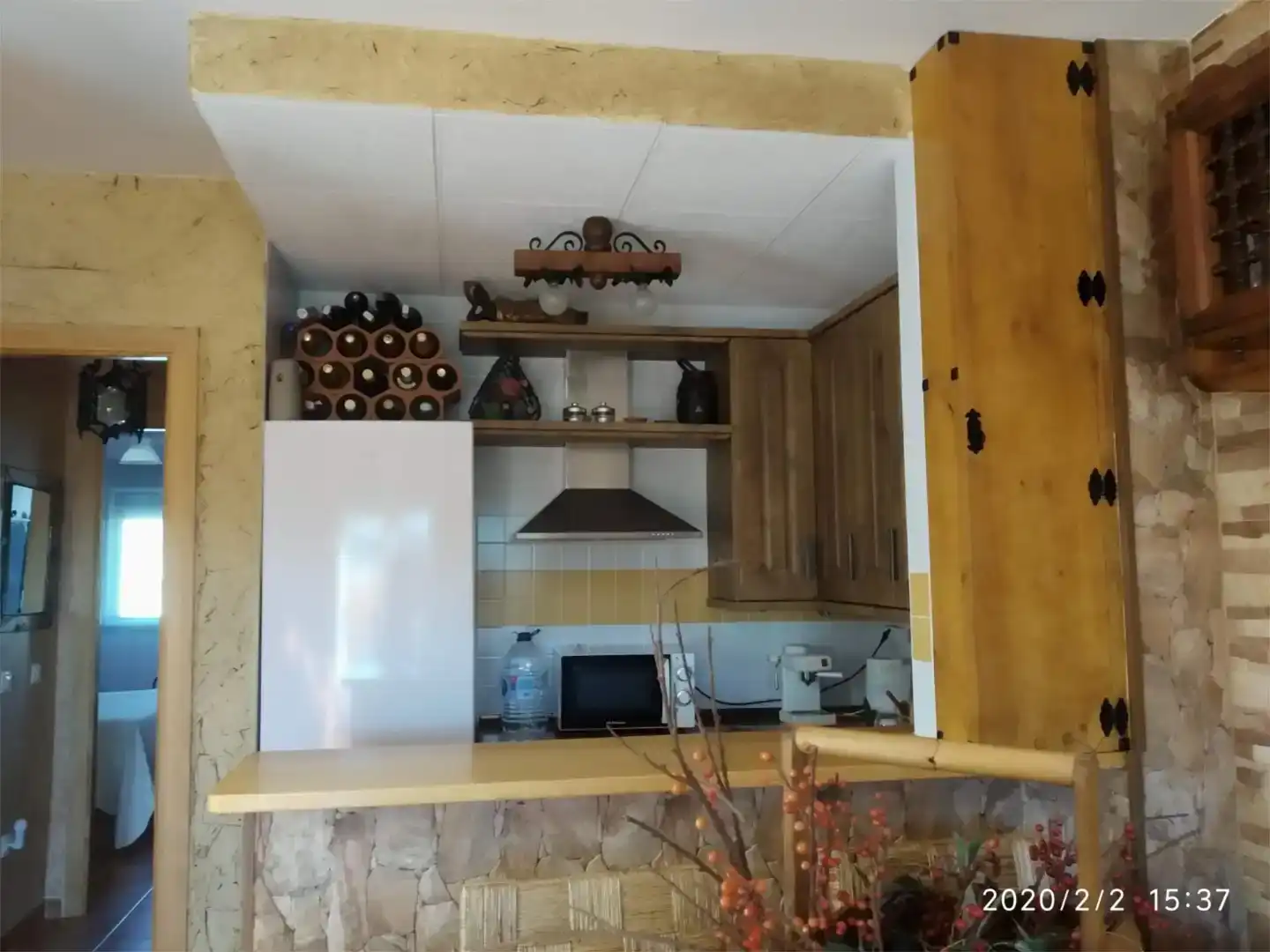 Cocina de Apartamento en venta en Fondón con Trastero, Amueblado y Microondas