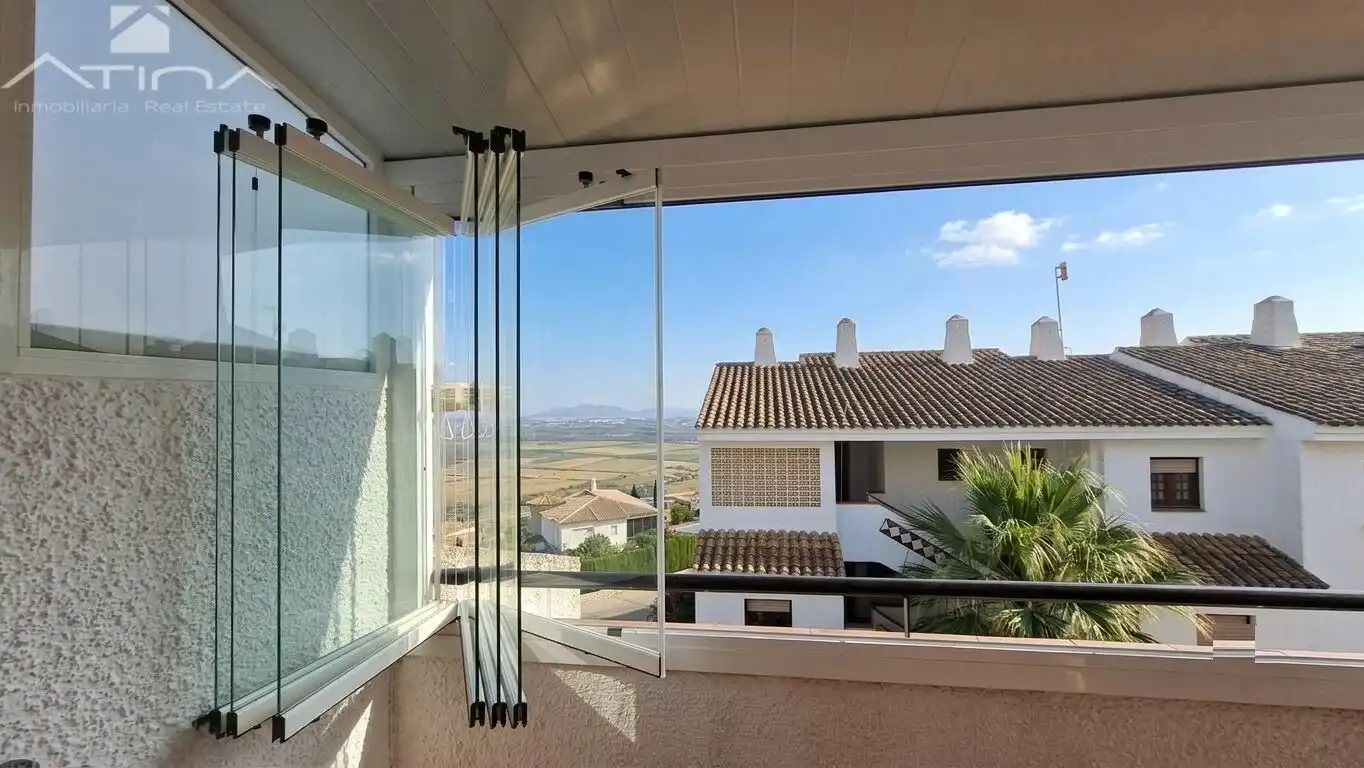 Terrasse von Wohnungen zum Verkauf in Pego mit Klimaanlage, Heizung und Gemeinschaftspool