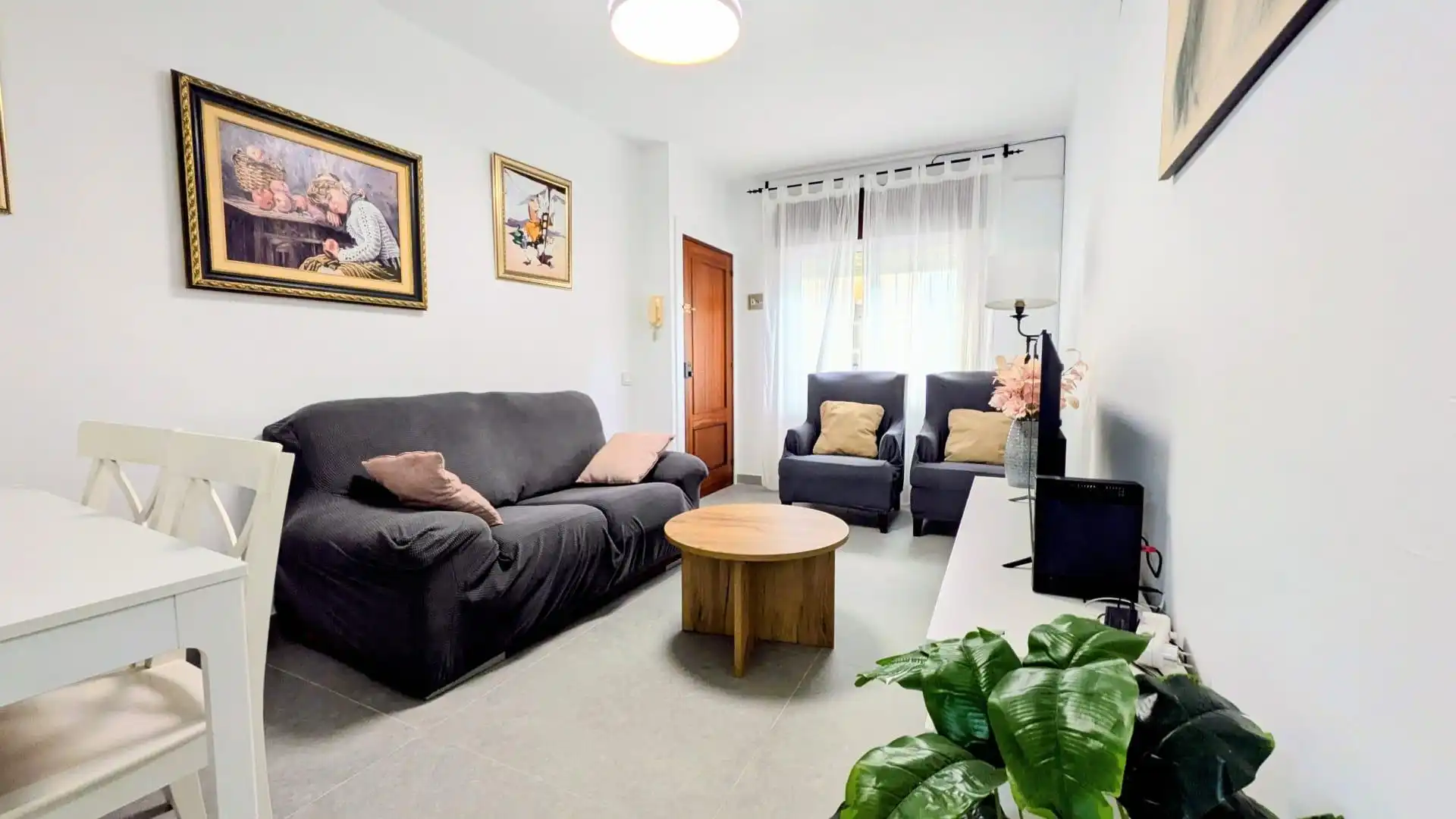 Sala de estar de Piso de alquiler en Fuengirola con Terraza y Amueblado