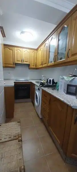 Cocina de Piso de alquiler en Málaga con Terraza
