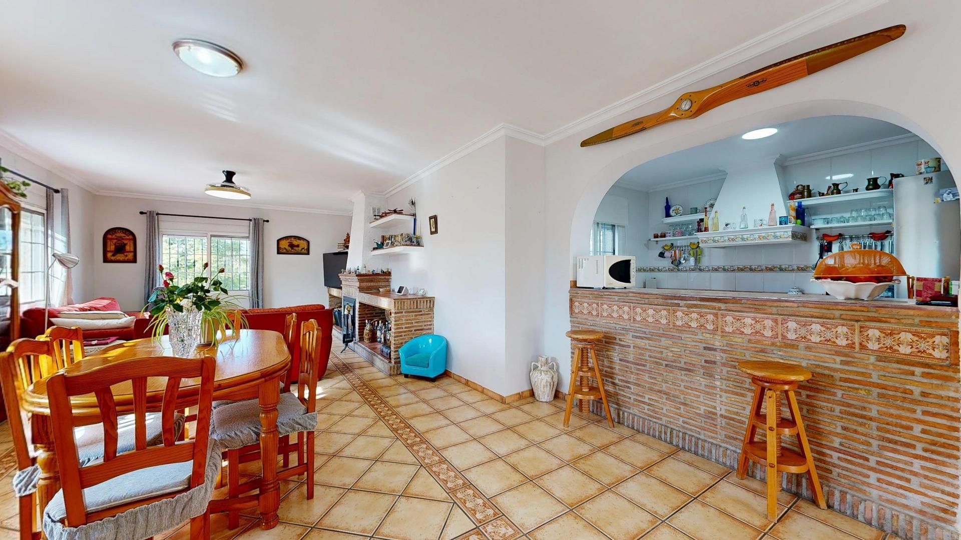 Cuina de Casa o xalet en venda en Montserrat amb Terrassa, Traster i Piscina