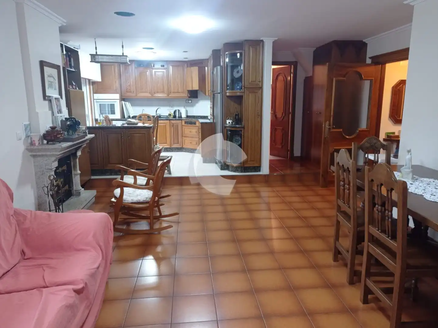 Kitchen of Houses for sale in Ourense Capital   with Private garden