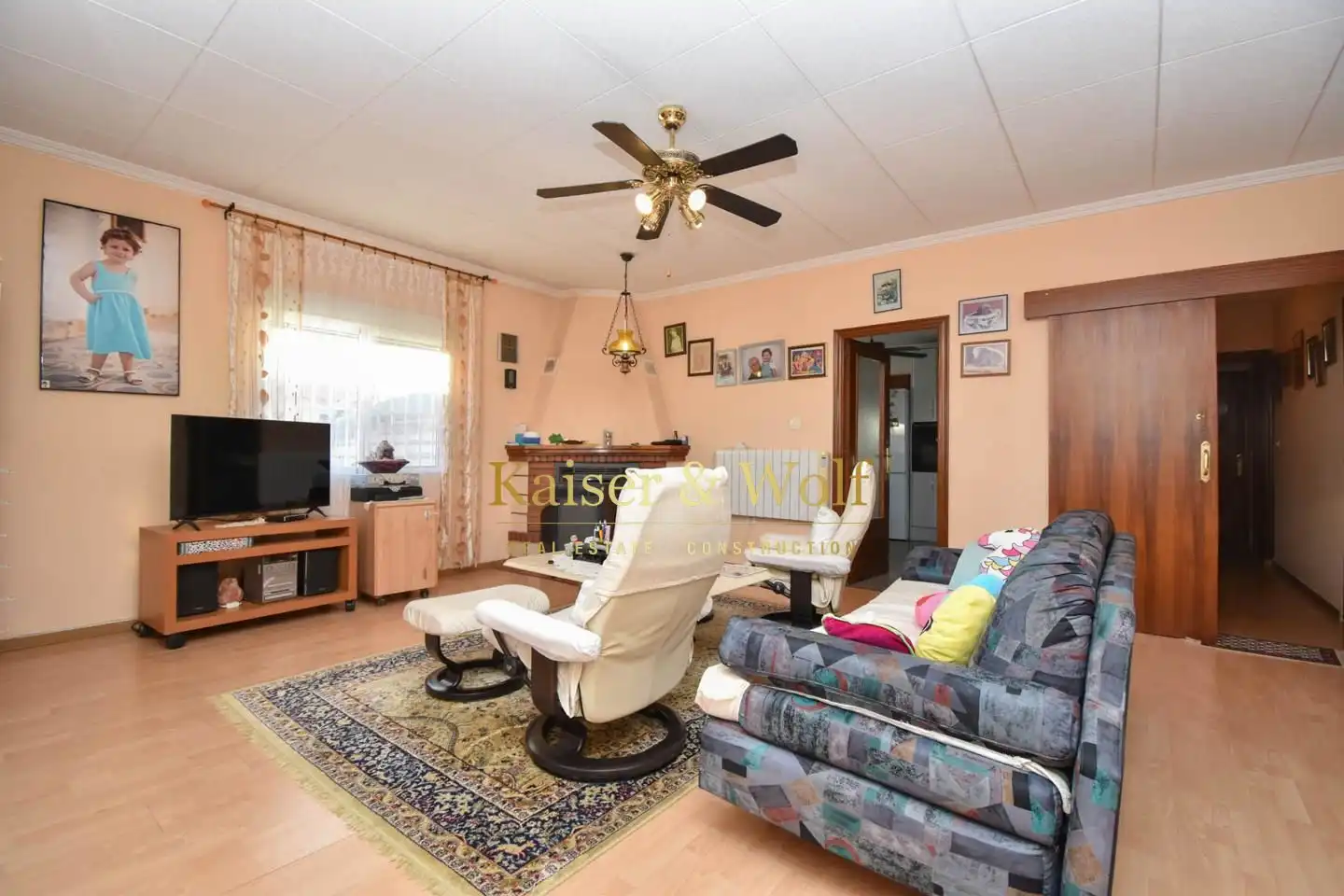 Sala d'estar de Casa o xalet en venda en Albatera amb Aire condicionat, Piscina i Moblat