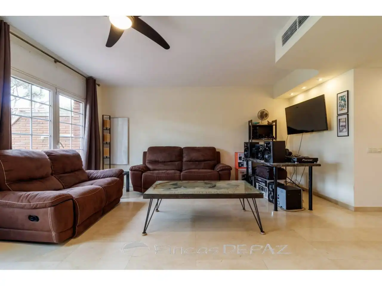 Living room of Detached homes for sale in Gavà  with Air Conditioner, Heating and Private garden