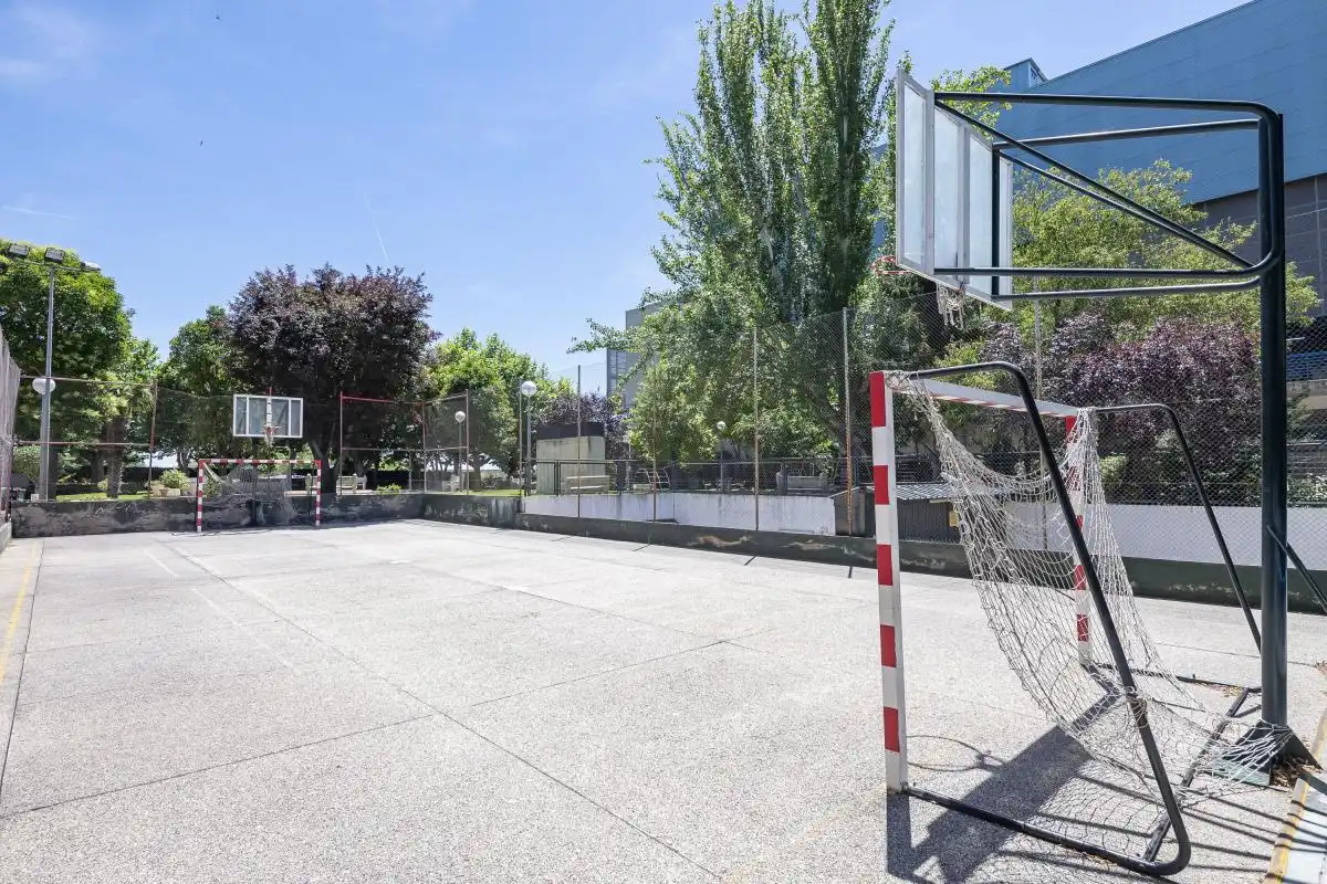 Vista exterior de Piso en venta en Madrid con Calefacción, Jardín privado y Terraza