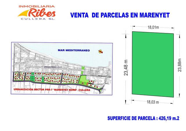 Terreno en Venta en  Raval Prr-7 marenyet Norte, 49 en El Marenyet