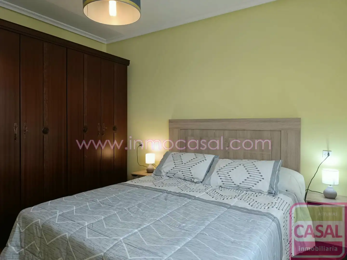 Bedroom of Flat for rent in Aller  with Heating, Terrace and Storage room