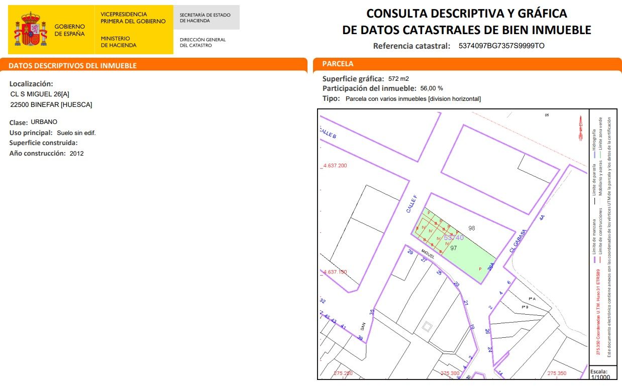 Residencial en venta en SAN MIGUEL, Binéfar