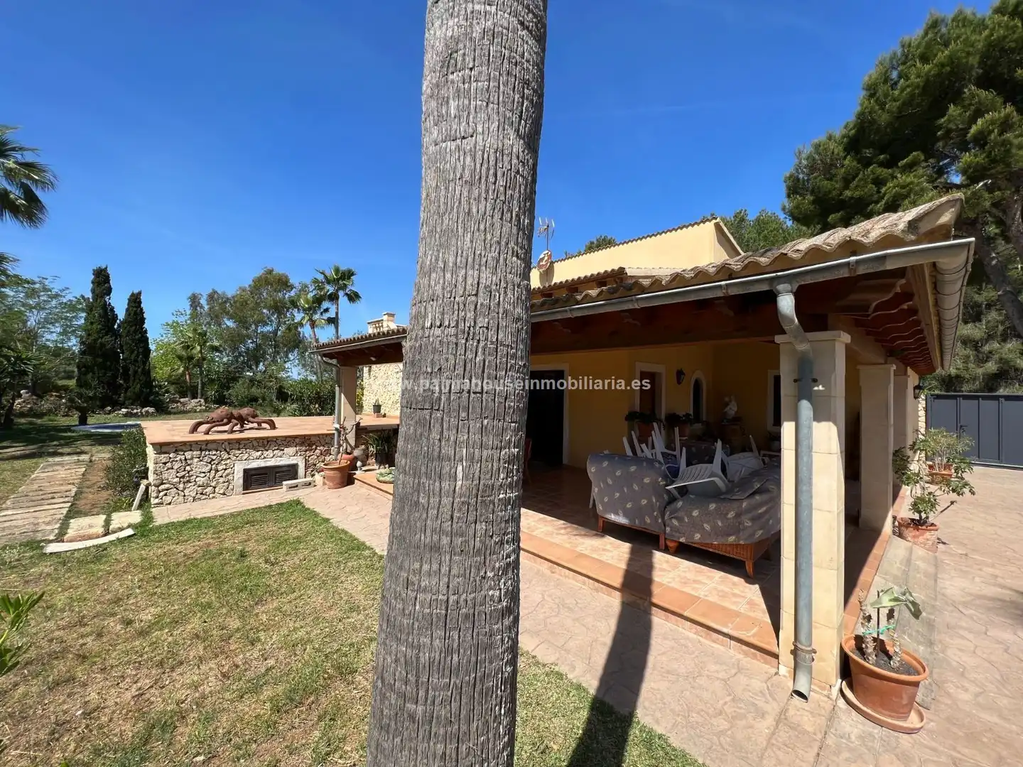 Garten von Country house zur Miete in Muro mit Klimaanlage, Heizung und Privatgarten