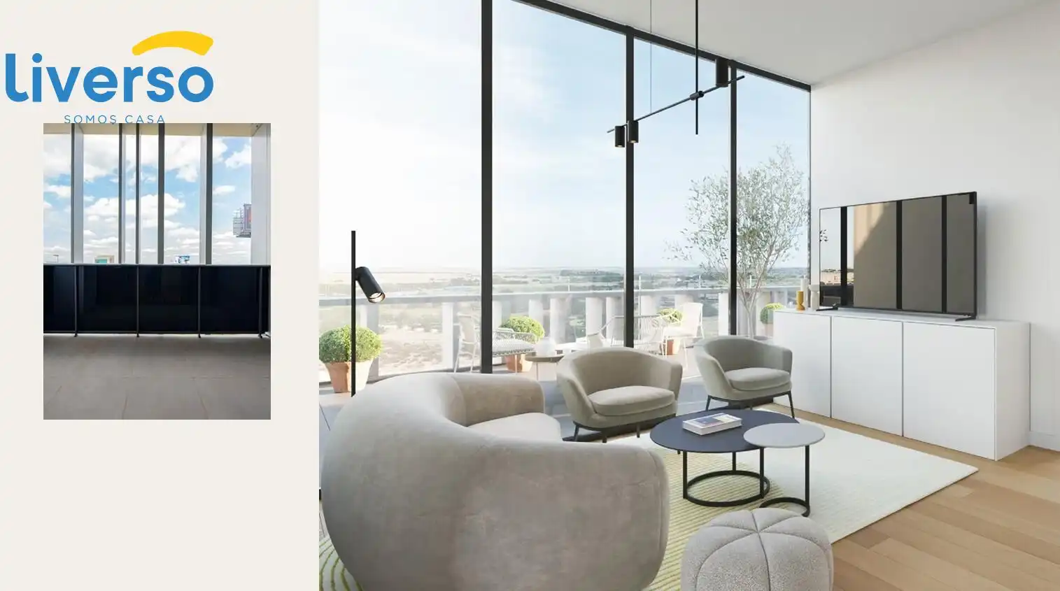 Sala de estar de Oficina en venta en La Moraleja con Aire acondicionado, Calefacción y Terraza