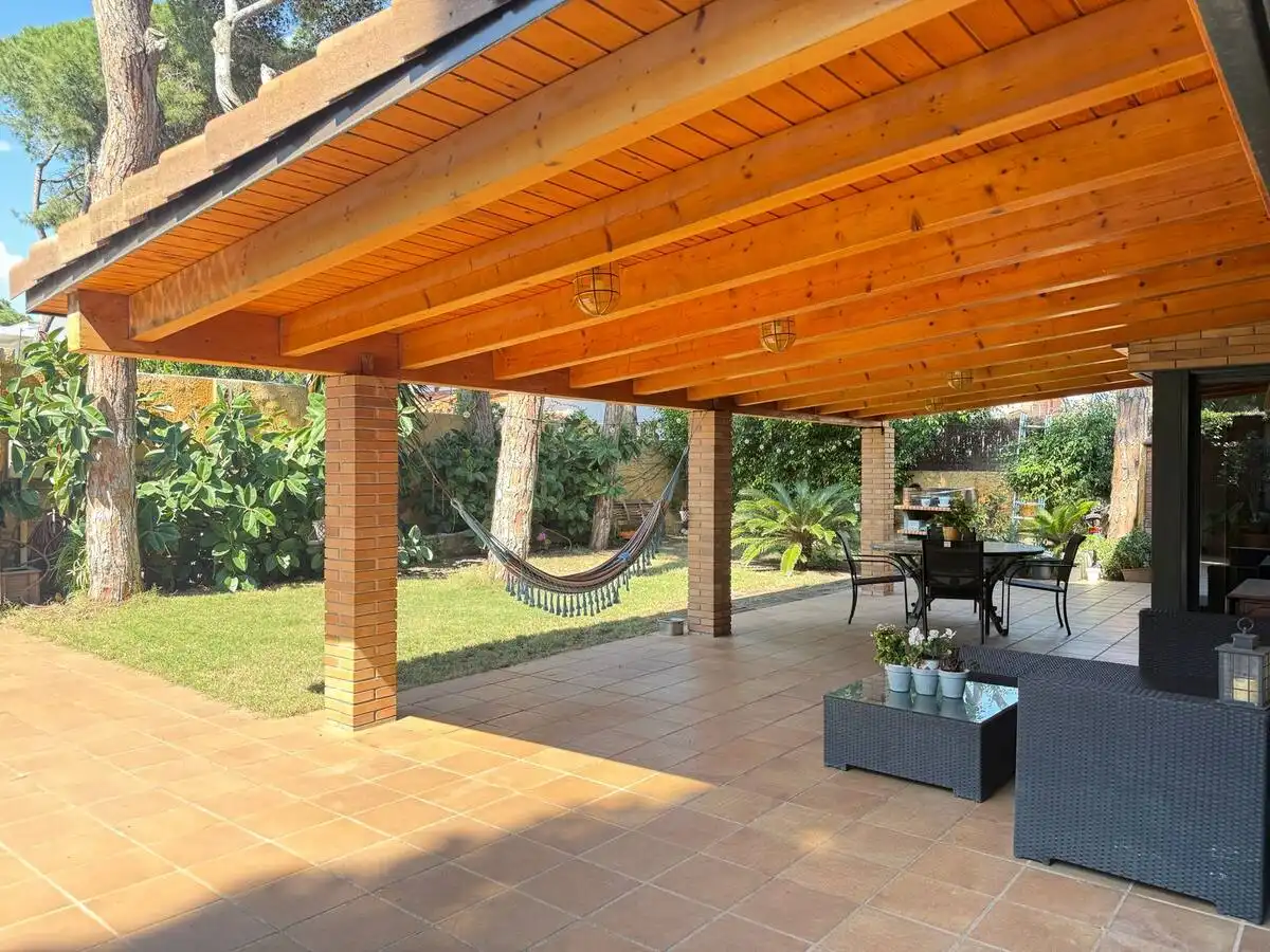 Terrace of Houses for rent in Castelldefels  with Air Conditioner, Private garden and Terrace