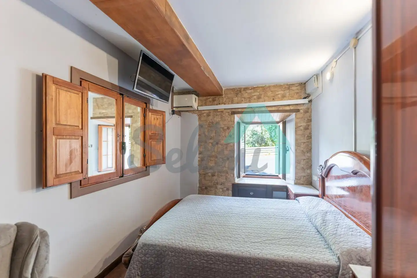 Bedroom of Houses for sale in Coaña  with Heating, Terrace and Furnished