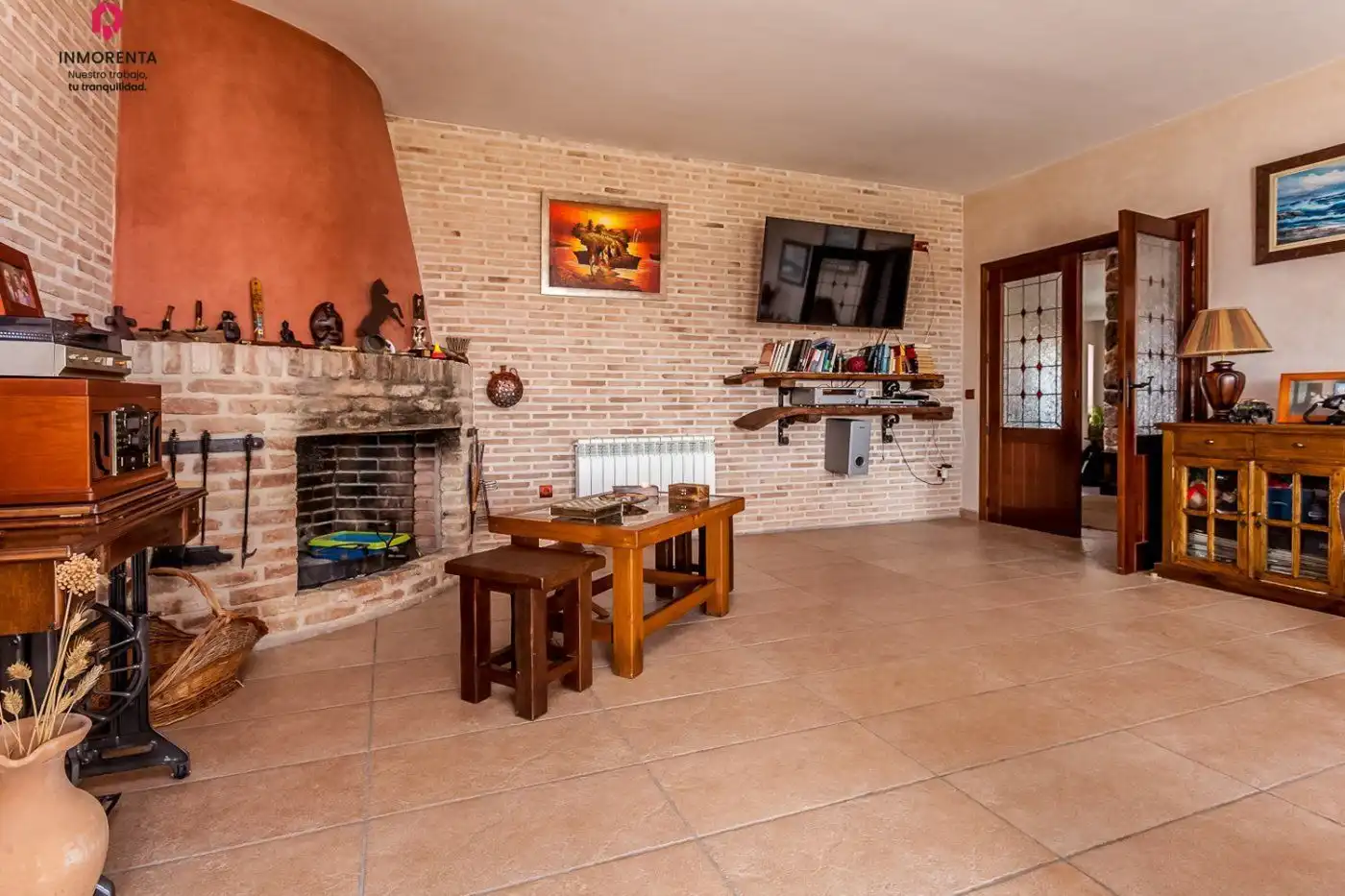 Living room of Country homes for sale in Villamanta  with Air Conditioner, Private garden and Terrace