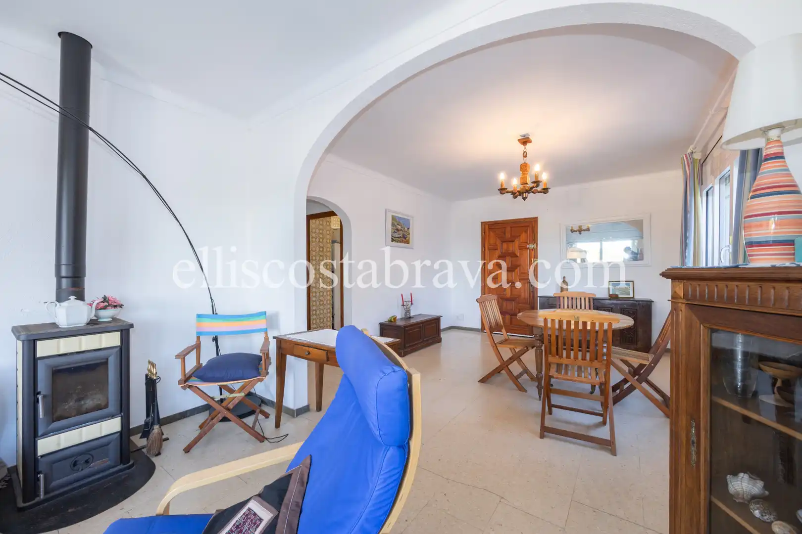 Sala de estar de Casa o chalet en venta en L'Escala con Jardín privado y Terraza