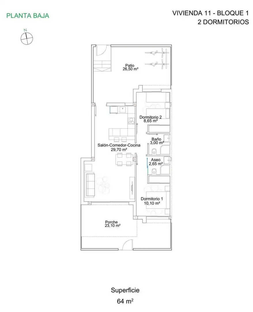 Planta baja en venta en Orihuela con Piscina comunitaria