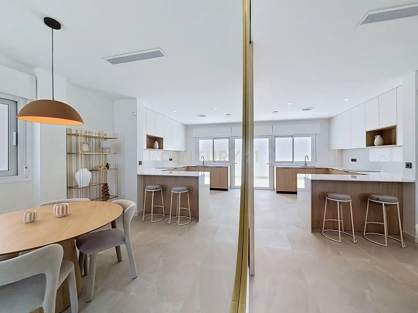 Cocina de Apartamento en venta en San Javier con Piscina